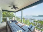 Lower Level Lakeview Screened in Deck